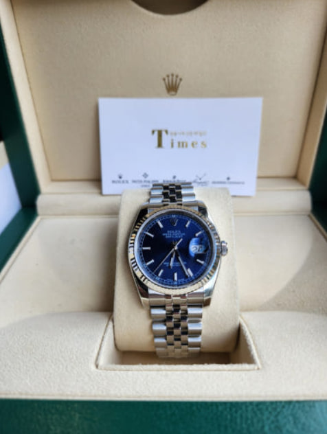 ROLEX 롤렉스 데이저스트 36미리 스틸 청판